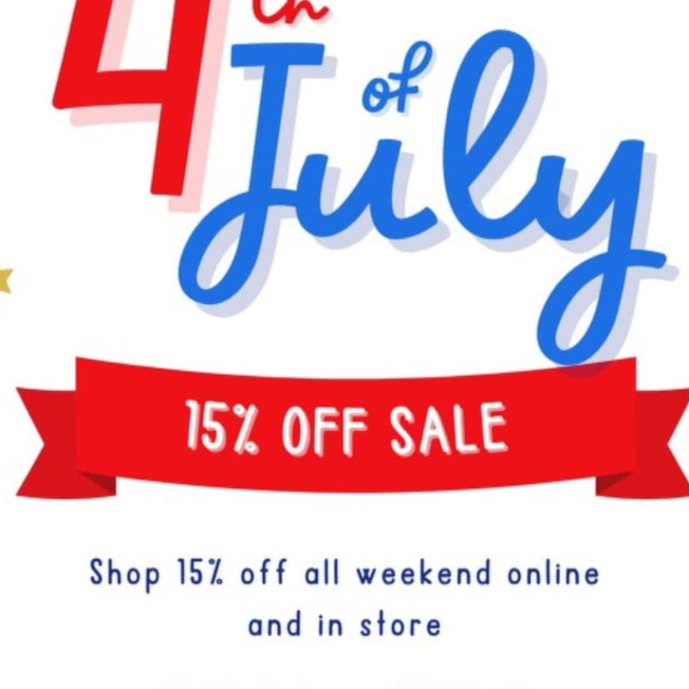 4rth of July sale 15% off your bundle